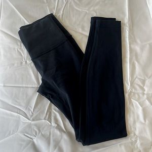 Lululemon wunder under leggings, navy blue, size 4